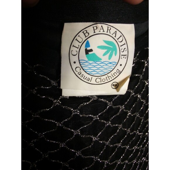 Club Paradise Womens Black Long Dress With Cardigan Size Large - Picture 5 of 13